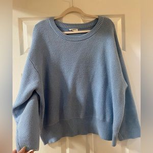 Storia Baby Blue Ribbed Sweater